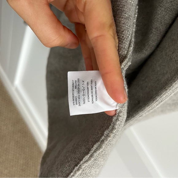 J Crew 100% Merino Wool Sweater Blazer - Picture 5 of 5